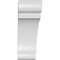 Ekena Millwork 5 1/2-in. W x 16-in. D x 16-in. H Olympic Architectural Grade PVC Knee Brace BRCP055X16X16OLY - alternate 3